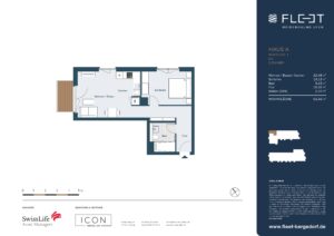 Grundriss der Wohnung