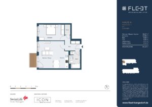 Grundriss der Wohnung