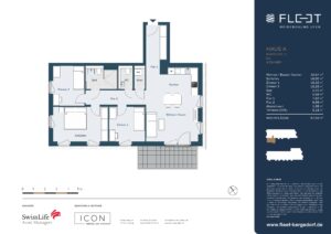 Grundriss der Wohnung