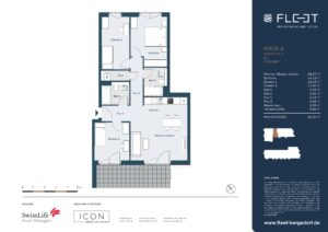 Grundriss der Wohnung