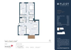 Grundriss der Wohnung
