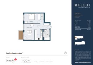 Grundriss der Wohnung