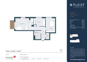 Grundriss der Wohnung