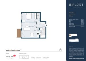 Grundriss der Wohnung