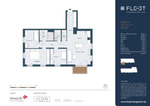 Grundriss der Wohnung