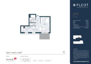 Grundriss der Wohnung