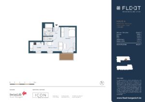 Grundriss der Wohnung