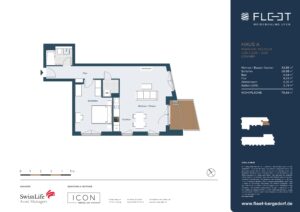Grundriss der Wohnung